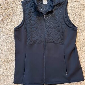 CALIA by Carrie Underwood Quilted Black Vest